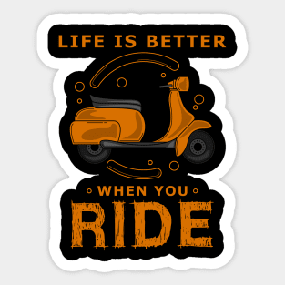 Scooter for Beginners Sticker